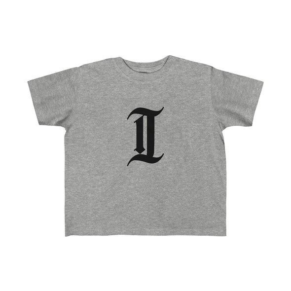 inquirer classic "i" toddler t shirt heather front