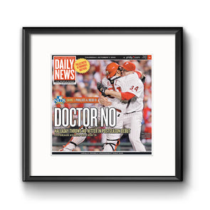Daily News Sports Commemorative Page - "Doctor No" Framed Print with Mat