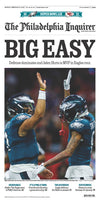 Reprint of the Front Page of The Philadelphia Inquirer: 2/10/25 - Birds’ “BIG EASY” Win (Version 3 of 4 - Collector’s Item)