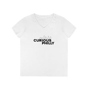 Curious Philly Women's V-Neck T-Shirt