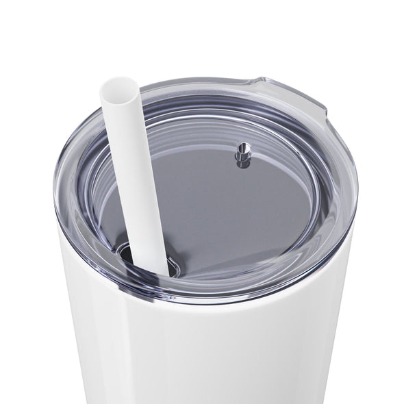 The Inquirer Skinny Tumbler with Straw