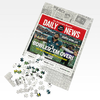 Puzzle of the Front Page of the Daily News: 2/10/25 - Birds’ Big Game Win