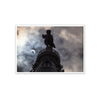 2017 Solar Eclipse Picture Unframed Print, Philadelphia City Hall William Penn by Michael Bryant