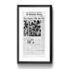 "The Bicentennial Inquirer", Framed Inquirer Reprint with Mat