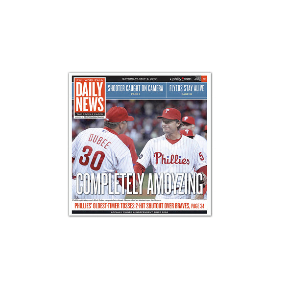 Daily News Sports Commemorative Page - Completely Amoyzing Unframed Print