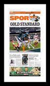 Reprint of Sports Section Page in The Philadelphia Inquirer: 1/30/23 - Birds Win 2023 NFC Championship Game