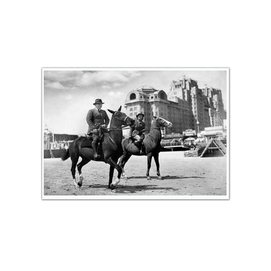 Atlantic City on Horseback, Unframed Print
