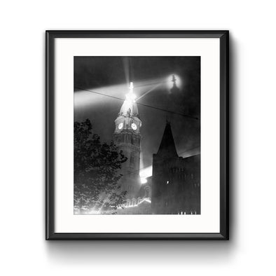 City Hall, 1926 Framed Print with Mat