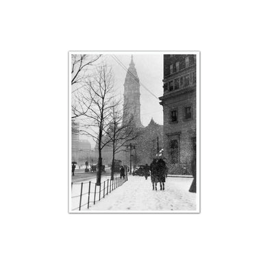 City Hall, Winter 1927 Unframed Print