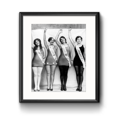 Four Daughters of Pennsylvania Framed Print with Mat