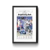 Inquirer Sports Commemorative Page -  Brightening Bolt Framed Print with Mat
