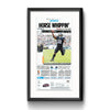 Inquirer Sports Commemorative Page - Sports "Horse Whippin'" Framed Print with Mat
