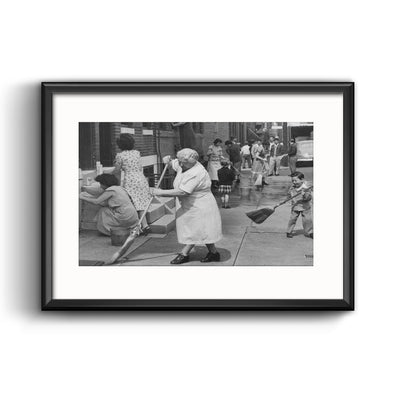 "South Philadelphia, 1949" Framed with Mat