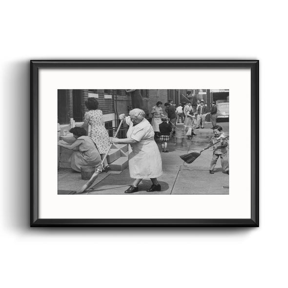 "South Philadelphia, 1949" Framed with Mat