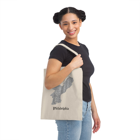 Philadelphia Map Tote